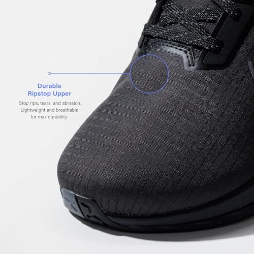Flux Footwear Adapt Graphene RR Road Running Shoes Wide Toe Box Zero Drop - Women 9 Wide / Men 7.5 Wide - Shadow Black