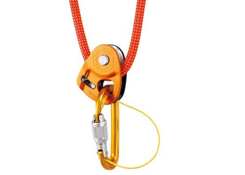 Petzl Sm'D Carabiner - TRIACT-Lock, Yellow