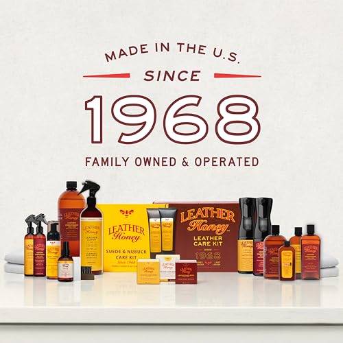 Leather Honey Leather Conditioner 32 Fl Oz - Non-Toxic, Made in USA, Deep Protect & Rejuvenate Leather