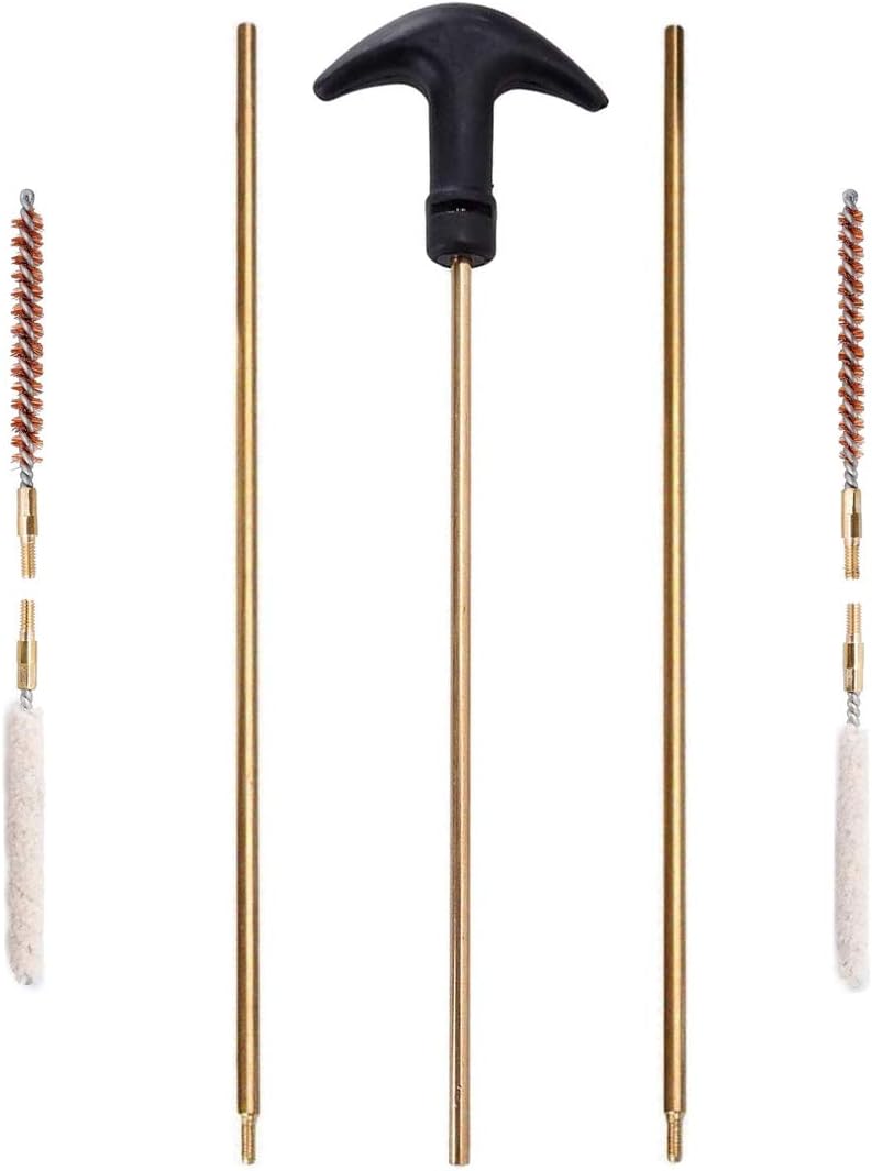 Rifle Gun Barrel Cleaning Kit - .177/.22 Caliber Bore Brush Set for Airguns & Pistols | Complete Care Solution