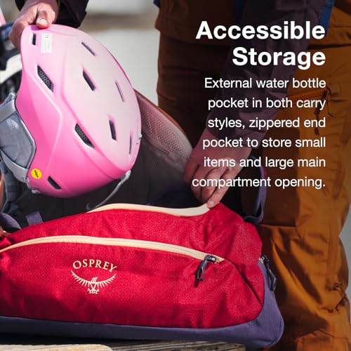 Osprey Daylite Duffel Backpack 45L Tumbleweed Yellow / Tunnel Vision - Convertible Gym & Travel Bag