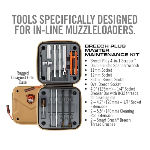 Real Avid Breech Plug Cleaning & Maintenance Kit - Master Maintenance Kit for Muzzleloaders