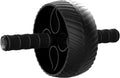 Sports Research Ab Wheel Roller - Sturdy 3" Wheel with Knee Pad for Core Workouts at Home or Gym