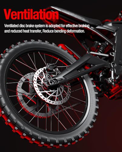 DriveXpwr 220MM Front & Rear Brake Disc Set for Talaria Sting R X3 MX & Road Legal Models - DR-Front and Rear 220