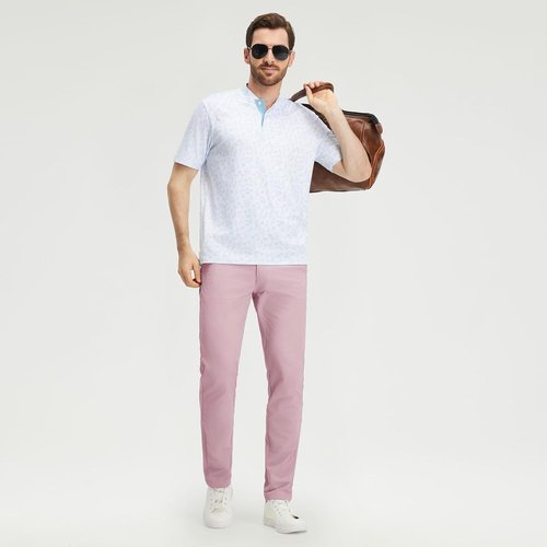 M MAELREG Men's Golf Pants - Stretch Cotton Blend, Lightweight, 5 Pocket Casual Fit, Regular Size