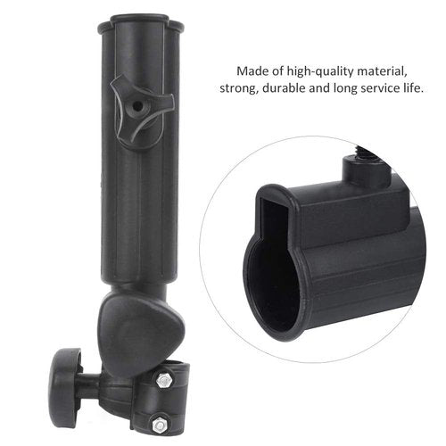 Fabater Cart Umbrella Holder, Outdoor Universal Trolley Umbrella Holder, Cart Stroller Attachment with Clamp, Umbrella Clip Mounting for Fishing Beach Chair Wheelchair