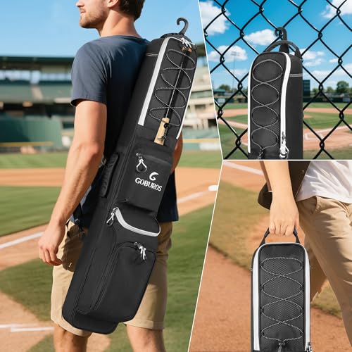 Baseball Travel Bag for 3-4 Softball Bats Waterproof Gear Carrier