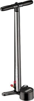 LEZYNE Alloy Floor Drive Bicycle Pump - High Pressure 220PSI with Analog/Digital Gauge | Durable Aluminum for Road/Track Bikes