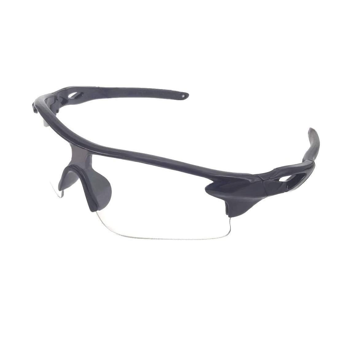 Outdoor Sports Athlete's Sunglasses for Cycling Fishing Golf,100% UV Protection (Clear)