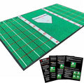 Baseball & Softball Hitting Mat with Visual Feedback Grid and Training System