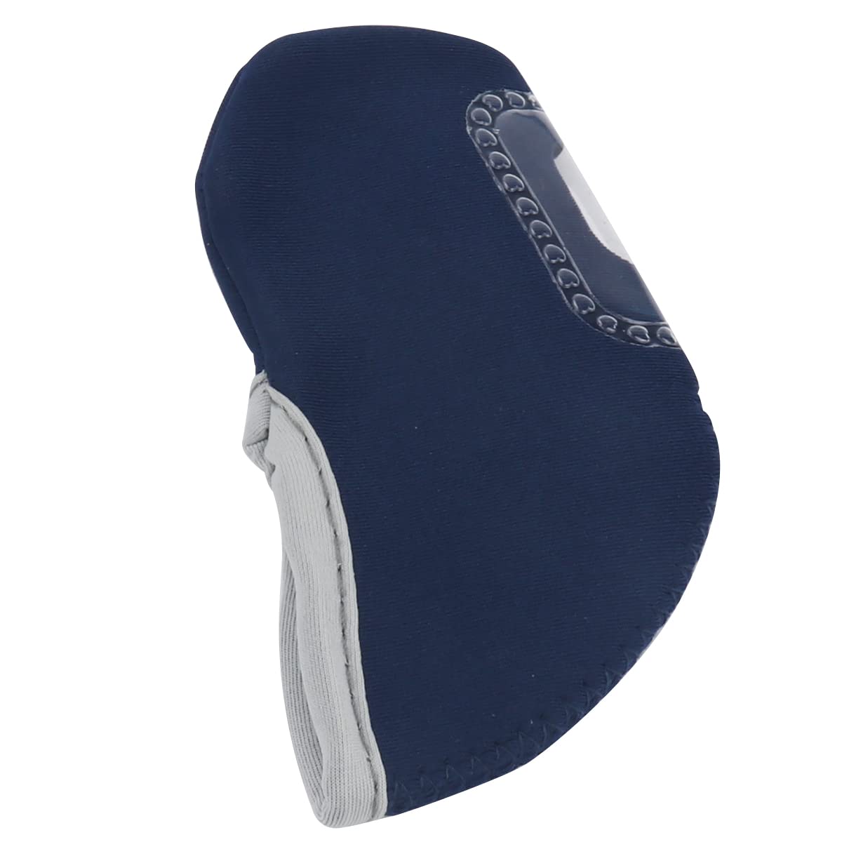 SEACLOUD 10pcs Neoprene Golf Iron Cover See Through Window Head Cover Deep Blue Headcover
