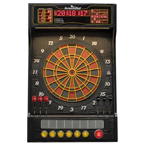 Arachnid Dartcade 15.5" Electronic Arcade-Style Dartboard with 41 Games