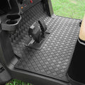 Golf Cart Floor Mat Rubber Full Coverage Black Trim for Club Car Precedent & Onward