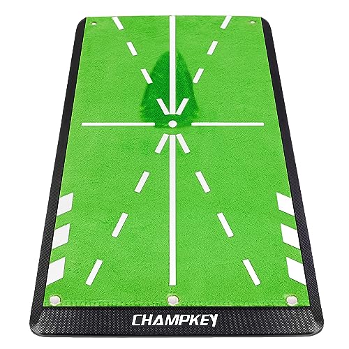 Premium Impact Golf Mat with Swing Path Trace & Shock Absorption