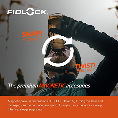 Fidlock Twist 590ml Bike Water Bottle - Smoke / 20oz Hydration
