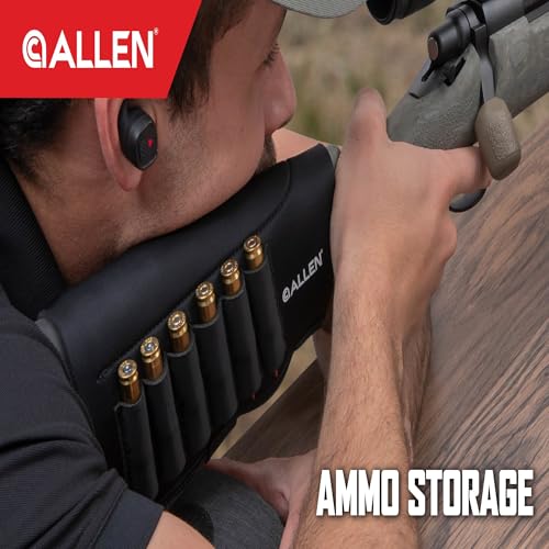 Allen Company Mesa Neoprene Buttstock Shell Holder, Black