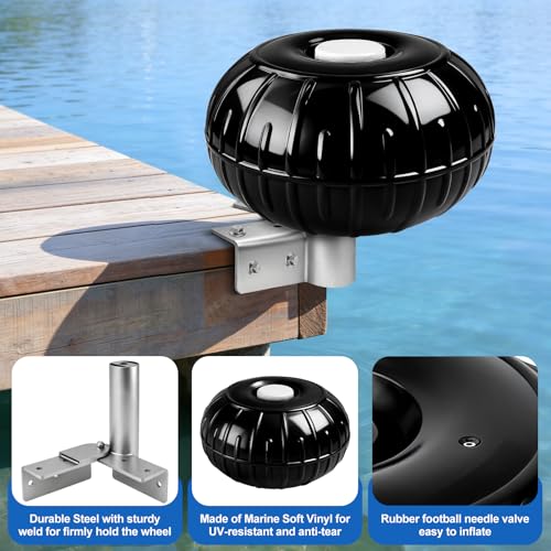 Boat Dock Corner Mount Wheel Bumper - Marine-Grade Protection