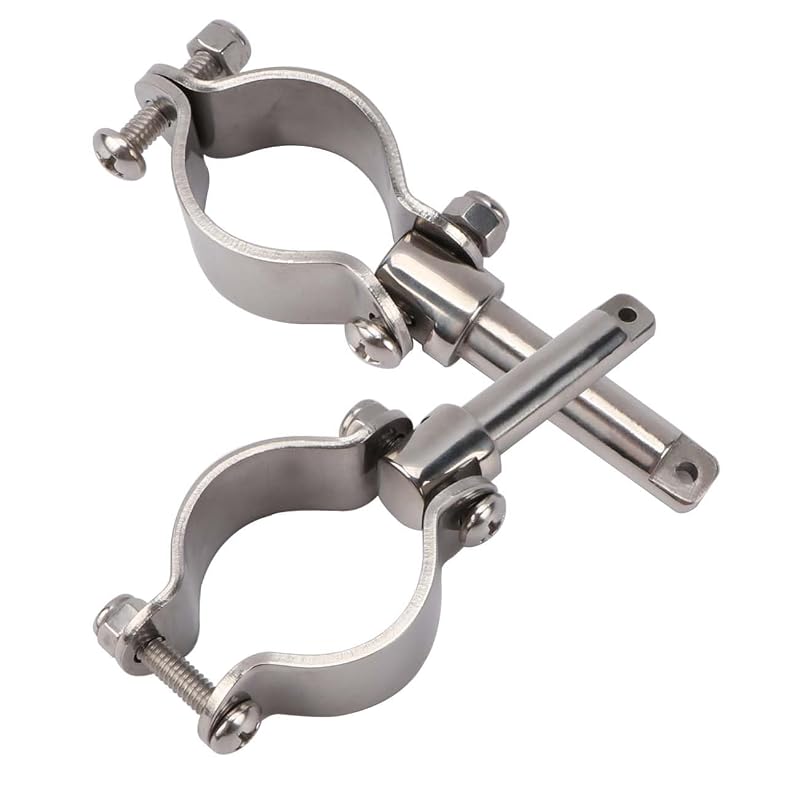 Stainless Steel Oarlock Socket - Side Mount Rowlock 316 Marine Grade, 2 Pack
