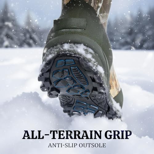 Hunthor Men’s Camo Hunting Boots -1600g Insulation, -20°F Rated, Next Camo