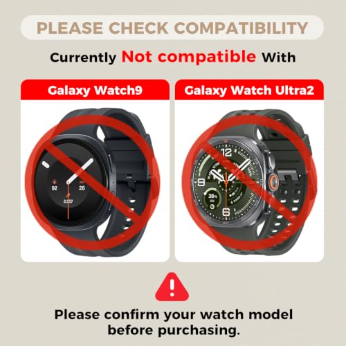 2 Pack 1FT Magnetic Charging Cables for Samsung Galaxy Watch 8/8 Classic - Black