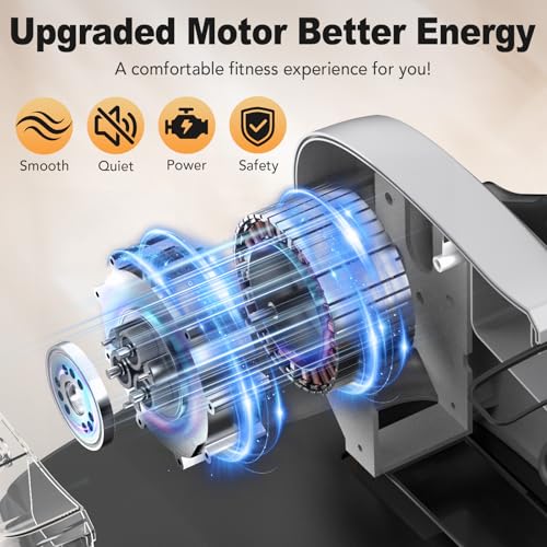Wefely Silver Under Desk Elliptical Leg Exerciser for Seniors & Office