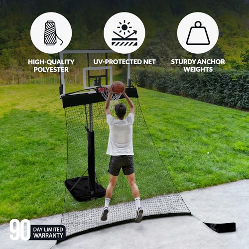 Hathaway Rebounder Basketball Return System for Outdoor Shooting Practice