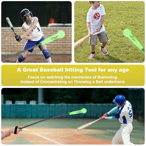 Baseball Swing Trainer - 54-Inch Batting Practice Equipment for Baseball & Softball