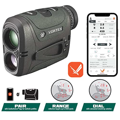 Vortex Razor HD 4000 Geoballistics Laser Rangefinder for Hunting & Shooting