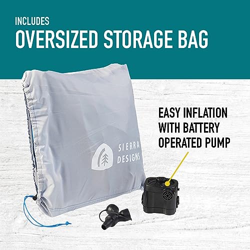 Queen Camping Air Bed Mattress with Pump - Sierra Designs