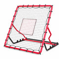 Red Baseball Rebounder Net 4x4.5 FT - Pitch & Practice Back & Volleyball