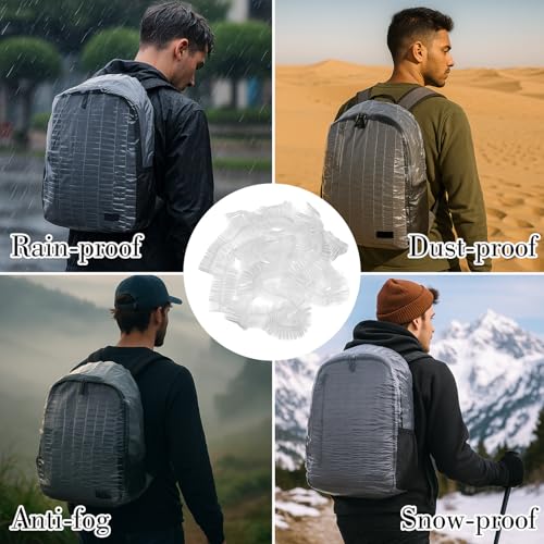 Disposable Waterproof Backpack Rain Cover 10 Pack for Hiking & Travel