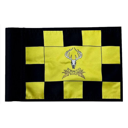 2BUT Standard Tobacco Road Golf Club Pin Flag Practic Putting Green Golf Flag For Backyard Garden Double-Sewn 600D Nylon Miniature Pin Flag Regulation Tube Flag(8"x6")