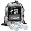 Used Callaway Golf Balls Mix – Recycled Tour-Performance Golf Balls with Mesh Bag
