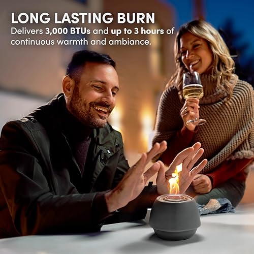 Smart Fuel Bioethanol Gel Fuel Cans 12-Pack – Clean Indoor & Outdoor Fire Pit Fuel, 3-Hour Burn Time
