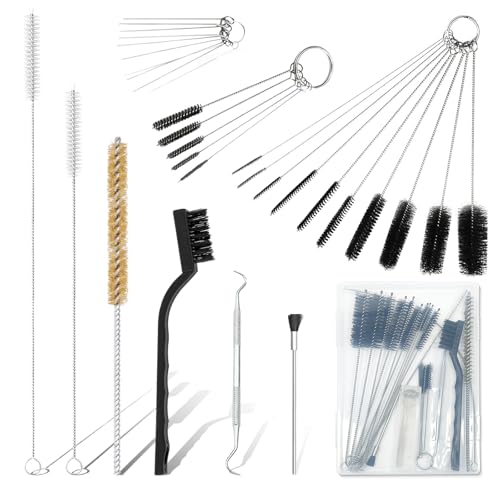 Multi-Purpose Spray Gun Cleaning Kit with Nylon & Wire Brushes
