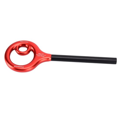 FILFEEL Figure, 9 Shape Upgrade 8 Descender Climbing Gear Downhill Equipment Easy Rigging Plate Aluminum Alloy Rigging Plate for Rock Climbing Belaying and Rappeling