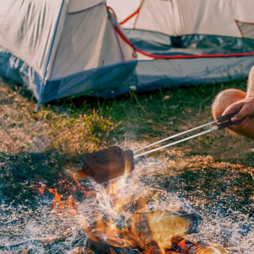 4-Pack Cast Iron Campfire Sandwich Maker - Pudgy Pie & Pie Iron for Camping