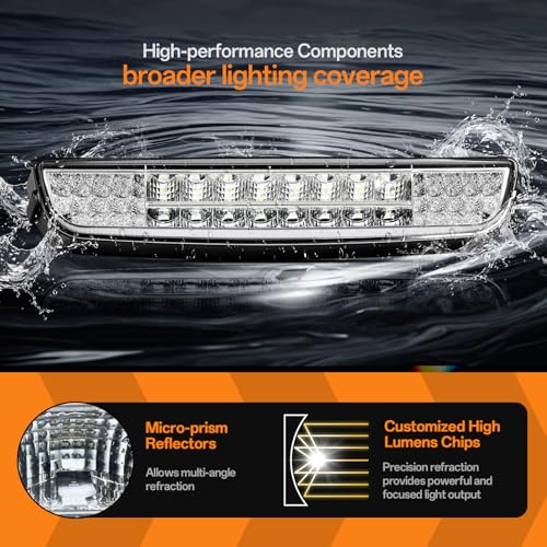 Golf Cart LED Light Kit for EZGO TXT 1996-2013 Street Legal Headlights & Taillights