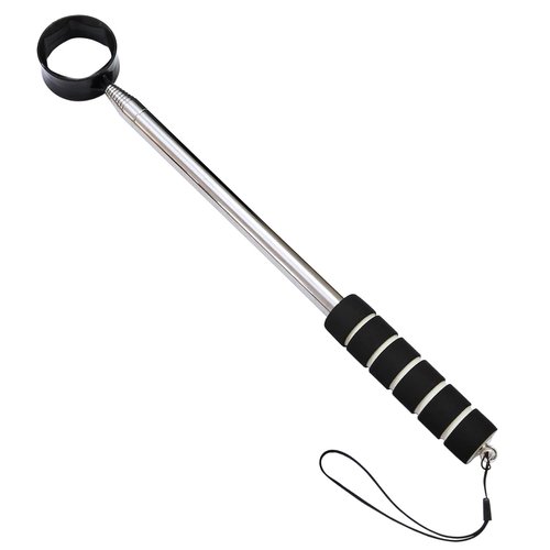 Auto-plaza 9 Feet Aluminum Alloy Golf Ball Retriever Telescopic Black for Water Golf Ball Picker Grabber Golf Accessories (1)