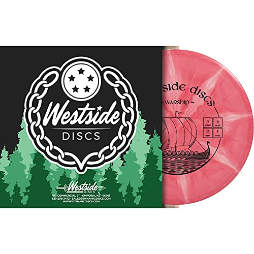 Westside Discs Origio Burst Warship Disc Golf Midrange - Red, Stable