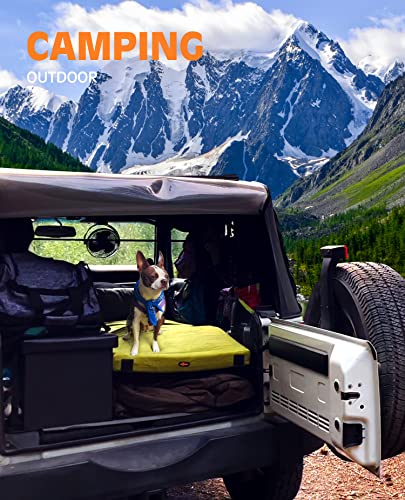 Gaialoop Memory Foam Camping Mattress - Avocado Green, Single 75x30x3 Inches
