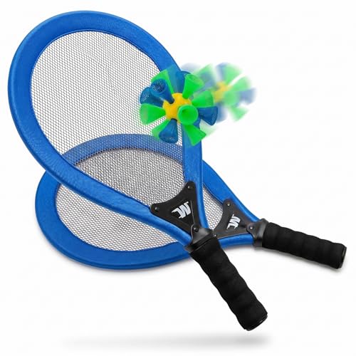 Large Outdoor Badminton Game Set - No Net Needed, Family Fun Racket Sport
