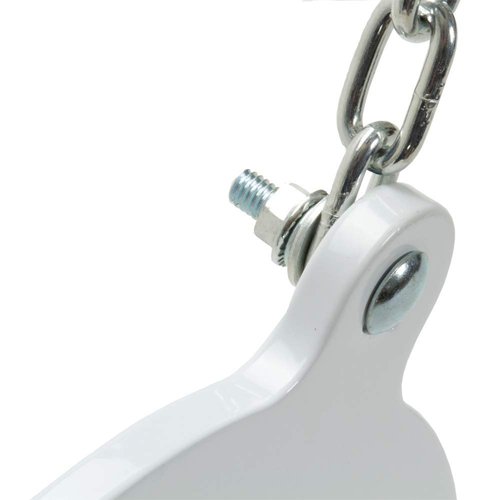 Allen Company EZ Aim 4" AR500 Steel Gong Shooting Target, White