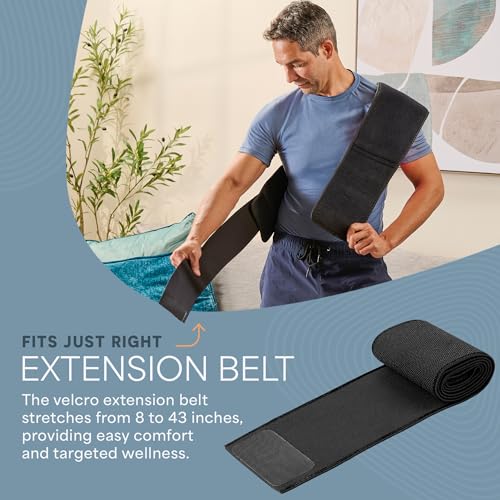 Lifepro Allevared Red Light Therapy Belt Black - 105 LEDs, Body Wrap, Home Use