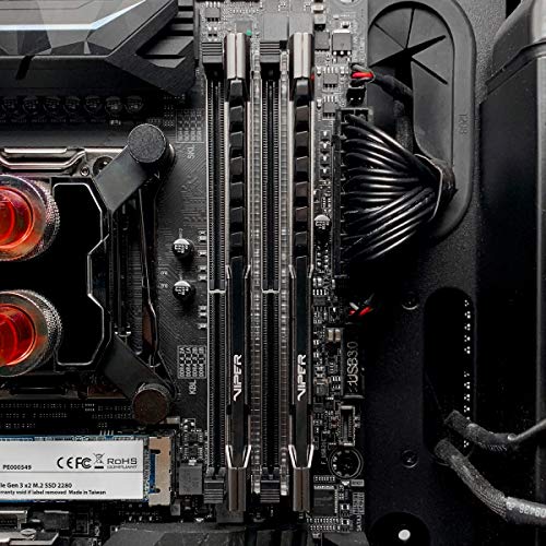 Patriot Viper Steel DDR4 RAM 16GB 3200MHz CL16 Single Module for Desktop