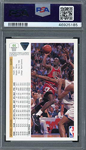 Michael Jordan 1991 Upper Deck Basketball Trading Card PSA 8 - Collectible Sports Memorabilia