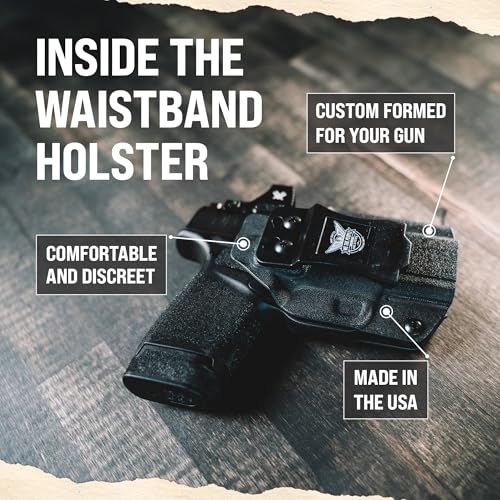Inside Waistband Concealed Carry Holster for Smith & Wesson M&P Shield M2.0 Plus 9mm .40 RDS - Right Hand