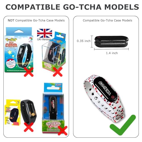Silicone Case for Go-Tcha with Keychain Carabiner - Blue
