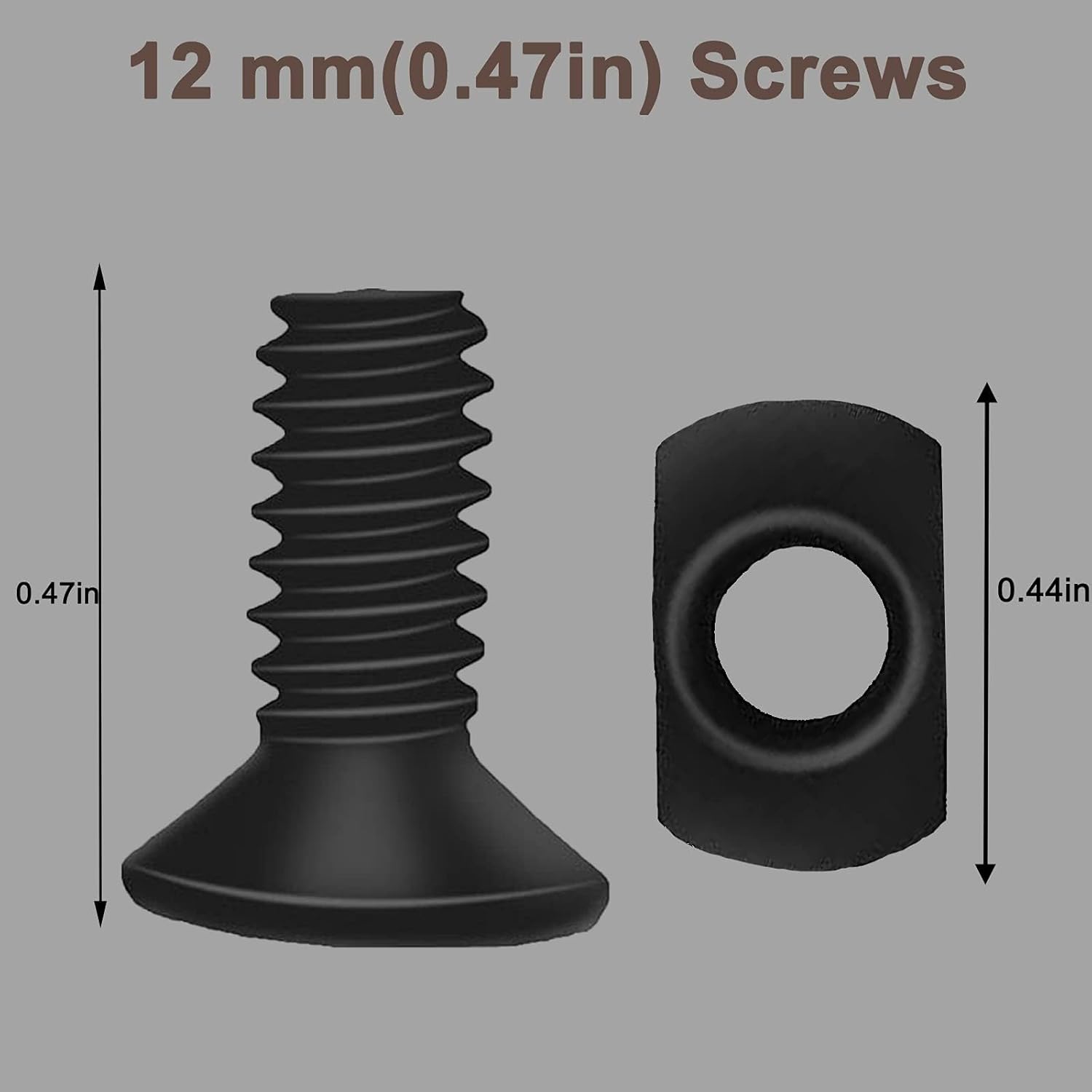 Single Picatinny Aluminum Accessory Rail Set - 3 to 13 Slots with 13 T-Nuts & Screws, 6 Wrenches
