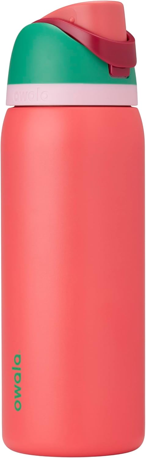 Owala FreeSip 32 oz Insulated Stainless Steel Water Bottle - BPA-Free, With Straw, Ideal for Sports & Travel